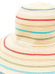 Paul Smith Straw Sun Hat — Wide Brim Beige (New)