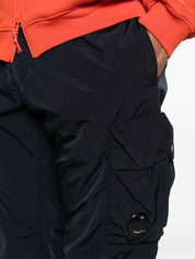 C.P. Company Blue Trousers — Cargo Drawstring (Women)