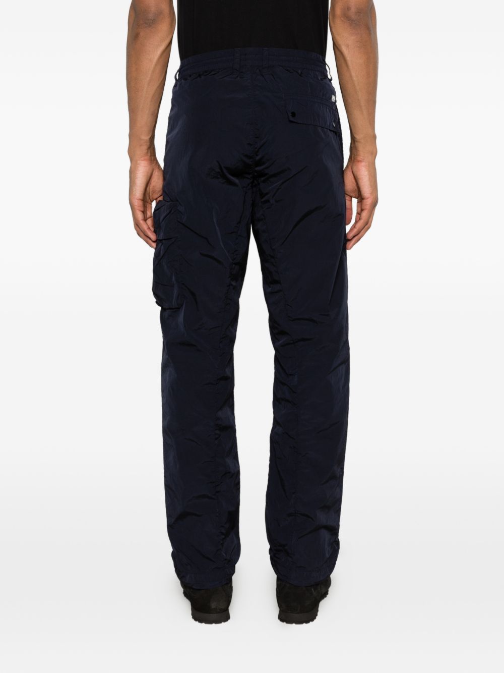 C.P. Company Blue Trousers — Cargo Drawstring (Women)
