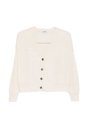 Base Linen and cotton blend cardigan