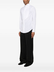 Emporio Armani Shirts — White Cotton Shirts for Men