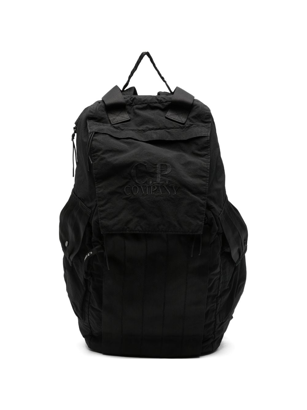 C.P. Company Nylon Backpack — Black Logo Detail