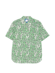 Paul Smith Field Floral Cotton Shirt — Men's Green