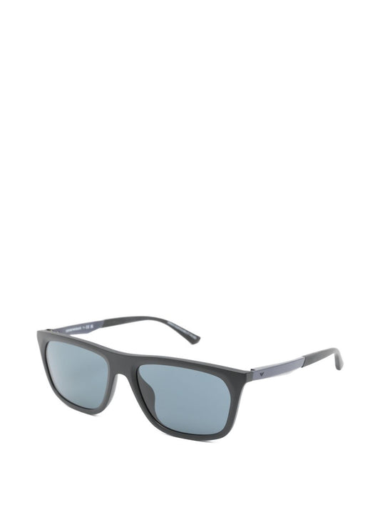 Emporio Armani Sunglasses — Black Rectangle Frames