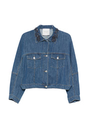 Ermanno Firenze Embroidered Denim Jacket — New Arrival