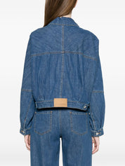 Ermanno Firenze Embroidered Denim Jacket — New Arrival