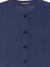 Emporio Armani Shirts — Blue Crewneck Blouse (Women)