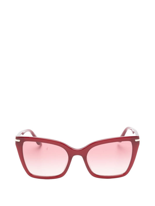 Emporio Armani Sunglasses — Bordeaux Square Frames