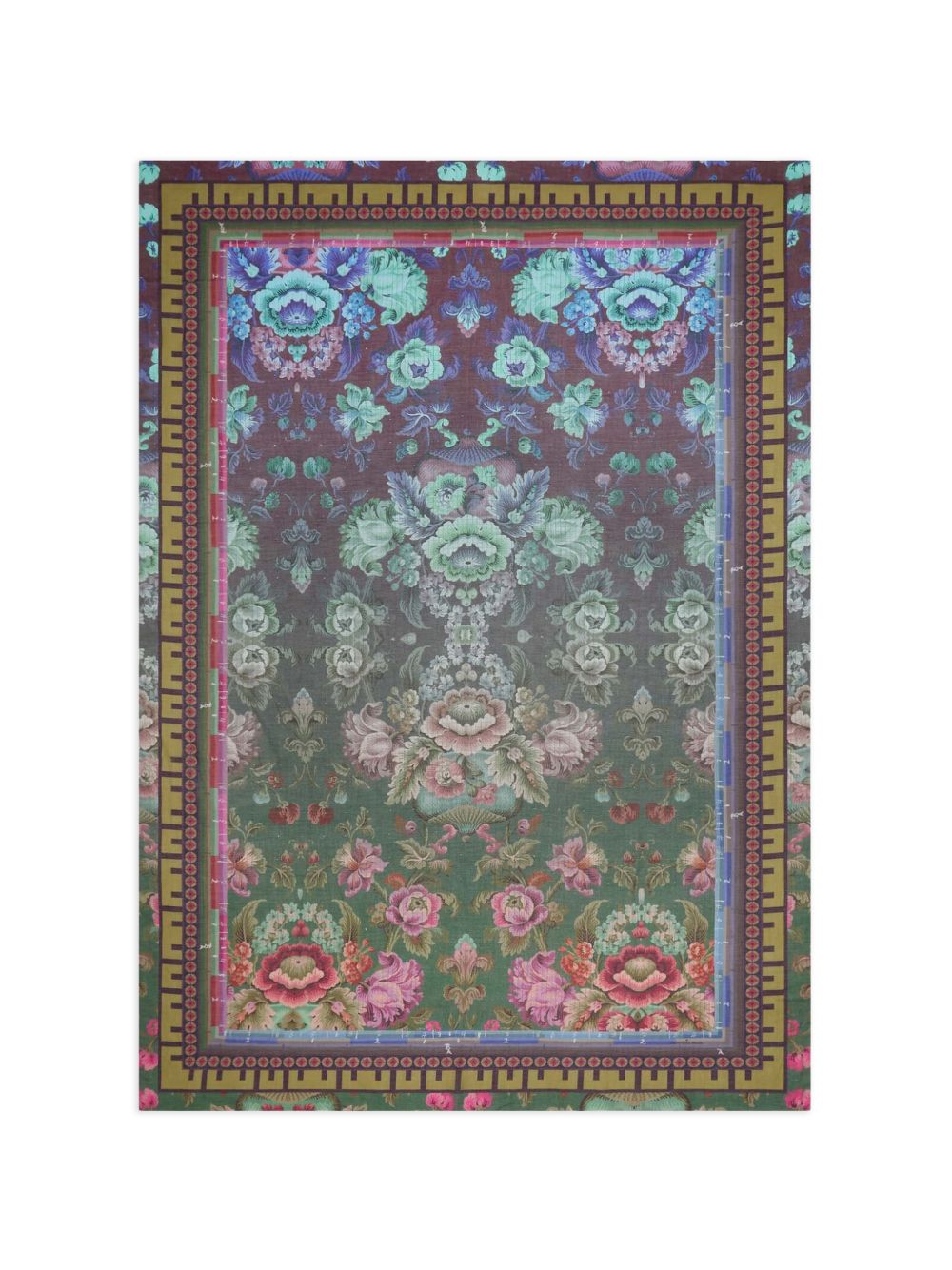 Pierre Louis Mascia Printed silk and cotton scarf