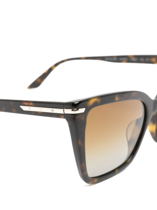 Emporio Armani Sunglasses — Brown Geometric Frames