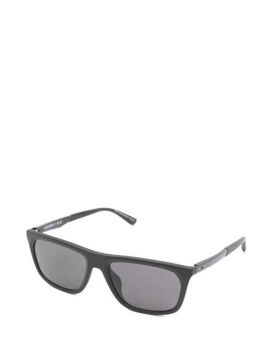 Emporio Armani Sunglasses for Men — Black Rectangle Frames