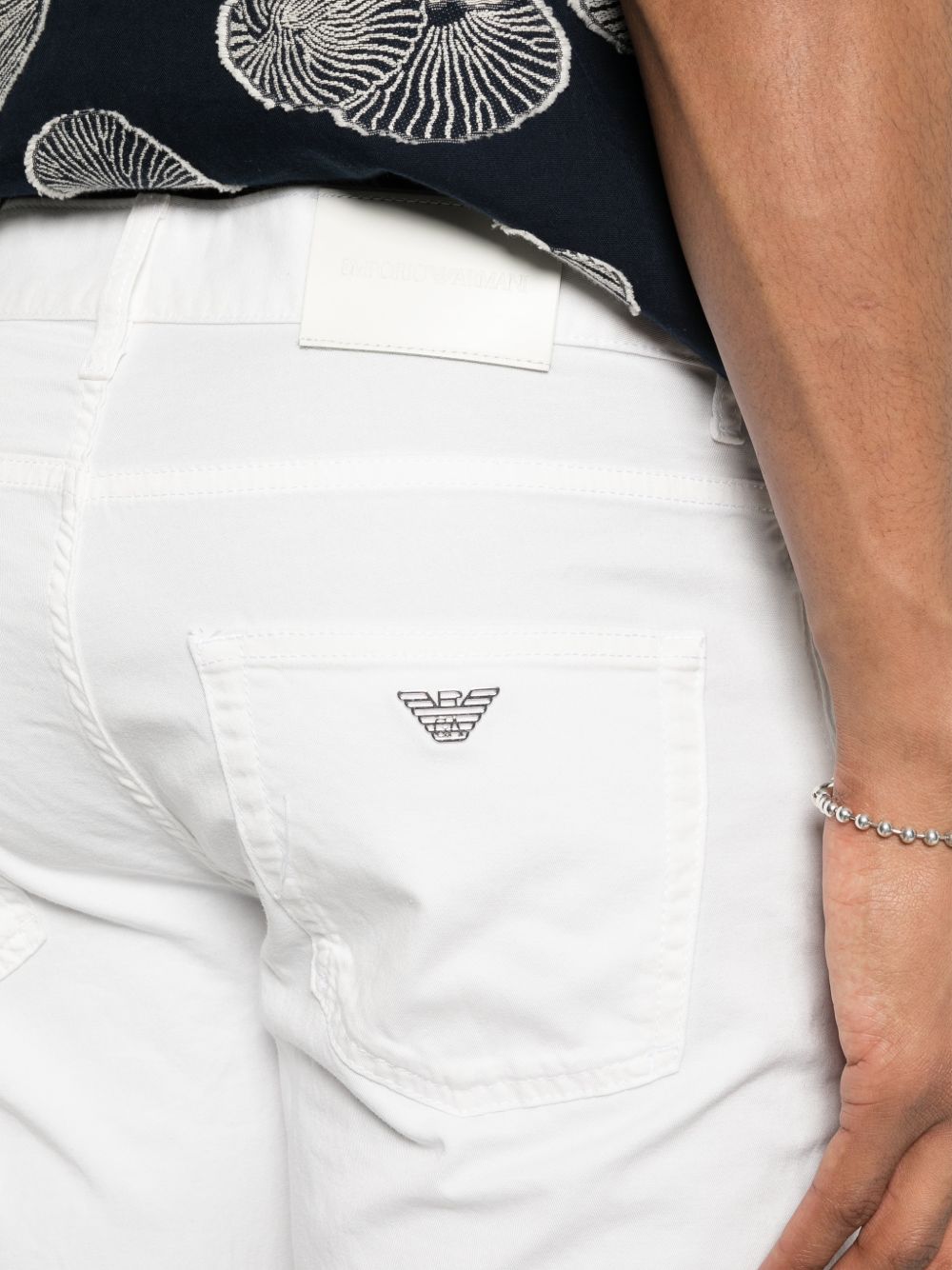 Emporio Armani Jeans — Slim White Denim, Men