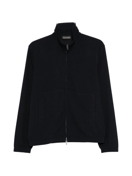 Emporio Armani Sweaters — Capsule High-Neck Zip Knit