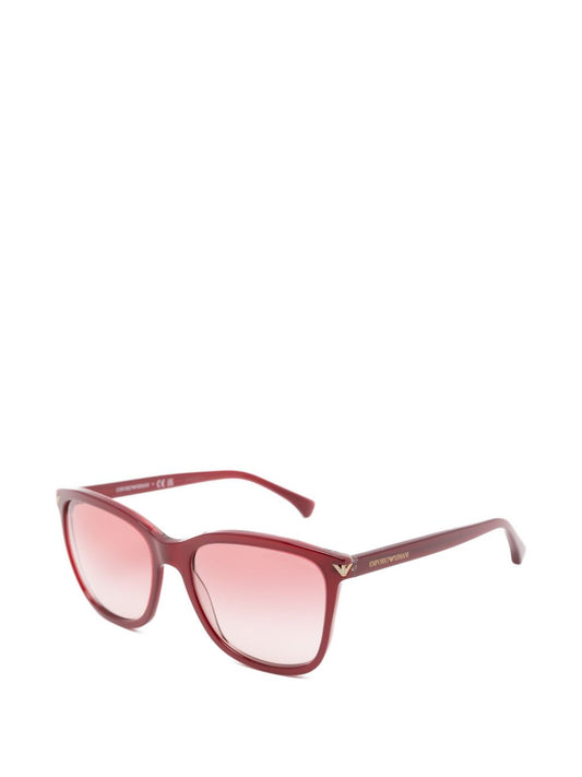 Emporio Armani Sunglasses — Bordeaux Square Frame