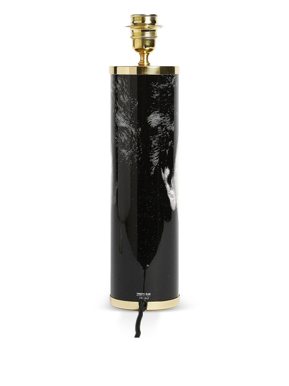 Fornasetti White Accessories Cylinder Lamp Base