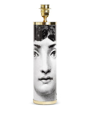 Fornasetti White Accessories Cylinder Lamp Base