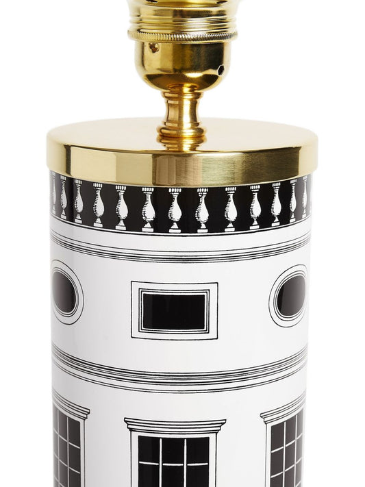 Fornasetti White Accessories Cylinder Lamp Base