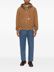 Carhartt Wip Main Silk & Nylon Cotton Hooded Jacket