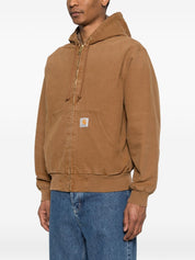 Carhartt Wip Main Silk & Nylon Cotton Hooded Jacket