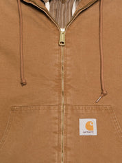 Carhartt Wip Main Silk & Nylon Cotton Hooded Jacket