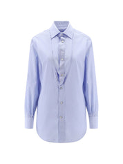 Maison Margiela Cotton Shirt — Light Blue Women’s Shirt