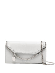 Stella McCartney Falabella Wallet on Chain — Grey Wallet