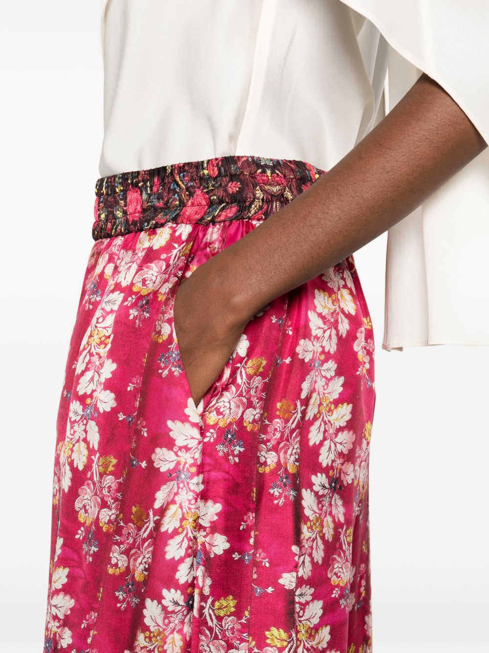 Pierre Louis Mascia Printed Silk Trousers — New In