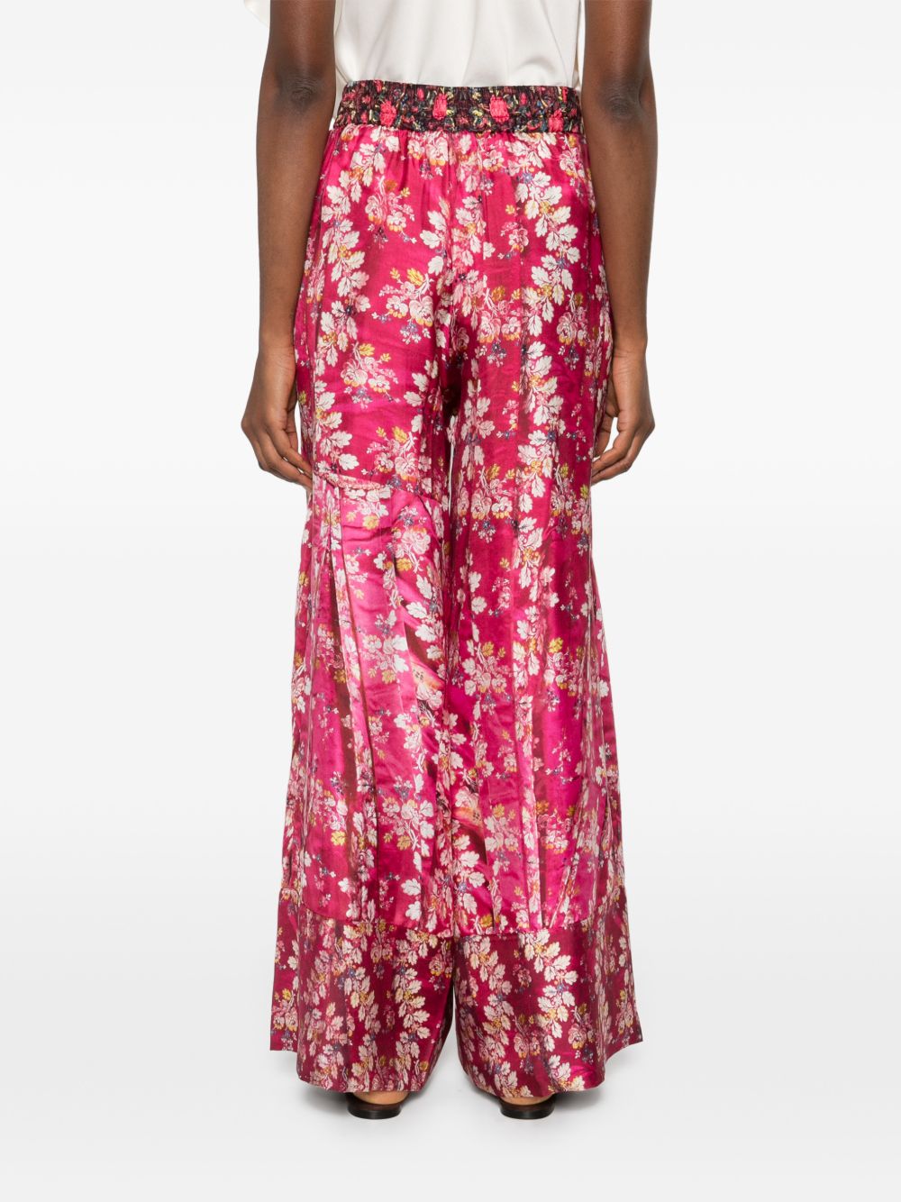 Pierre Louis Mascia Printed Silk Trousers — New In
