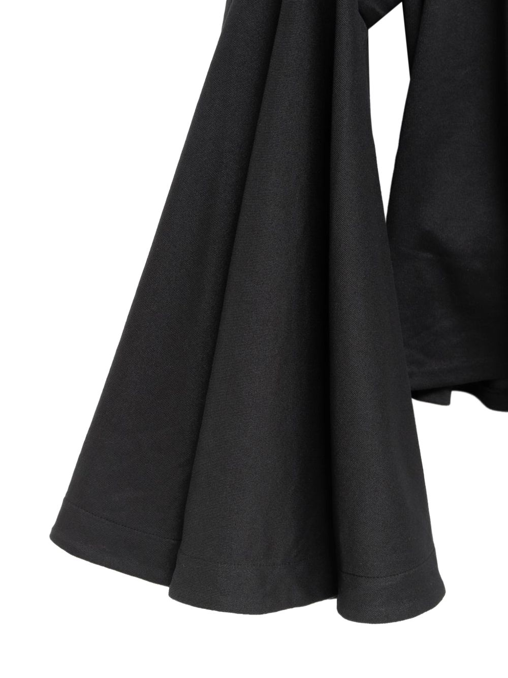 JACQUEMUS La Cache Coeur Ventadou Top — Black Wrap
