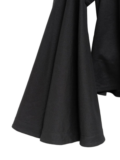 JACQUEMUS La Cache Coeur Ventadou Top — Black Wrap