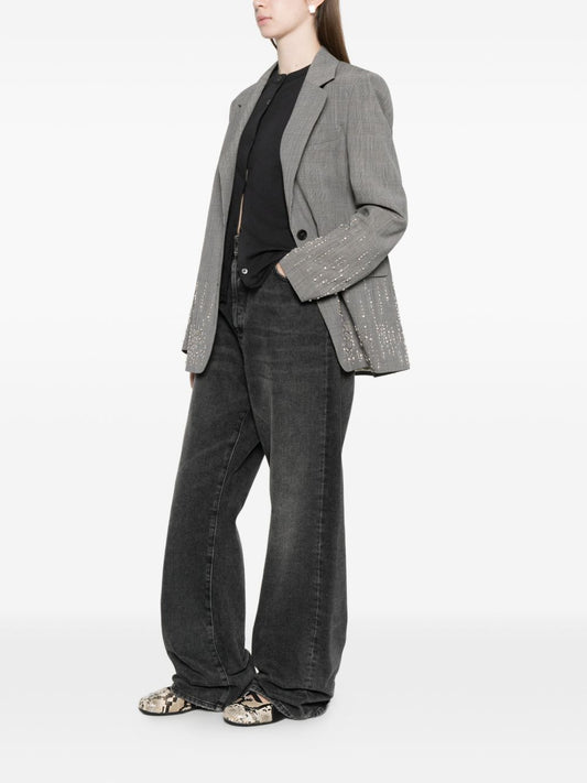 Golden Goose Jackets — Grey Wool Single‑Breasted