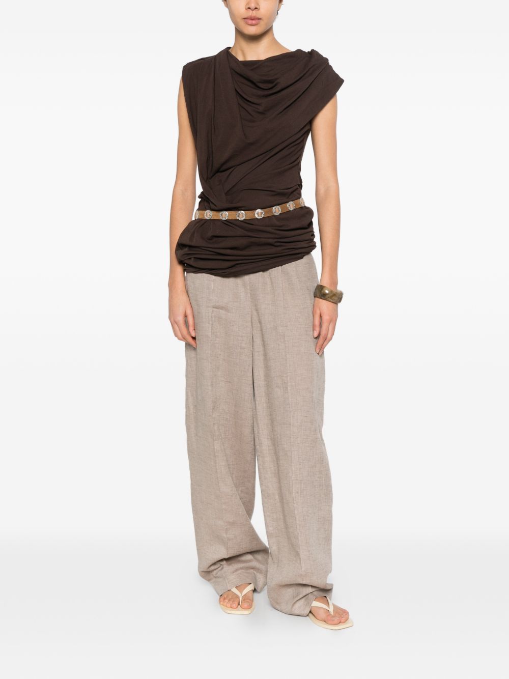 Fabiana Filippi Linen Trousers — New Spring‑Summer 2026
