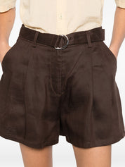 Ermanno Firenze Linen blend shorts