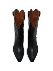 Maison Margiela Boots – Leather Western Heel-less Boots