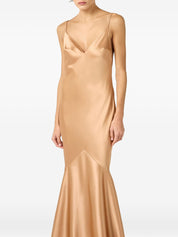 Elisabetta Franchi Long Dress — Peach Pink Gown