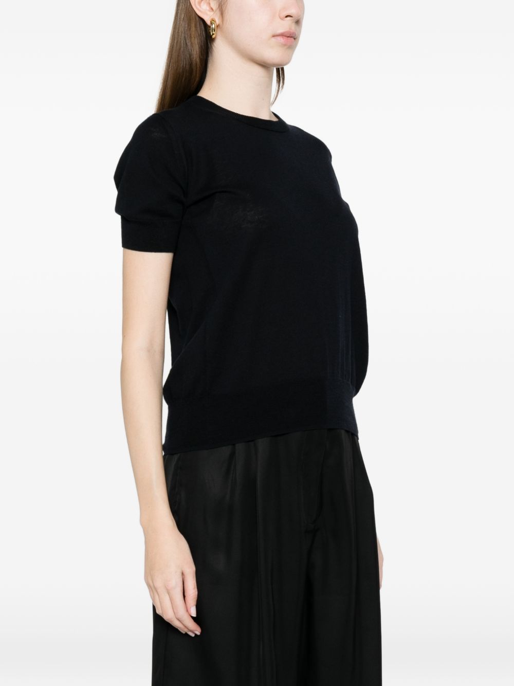 Ct Plage Sweaters — Cotton‑Silk Crewneck Tops