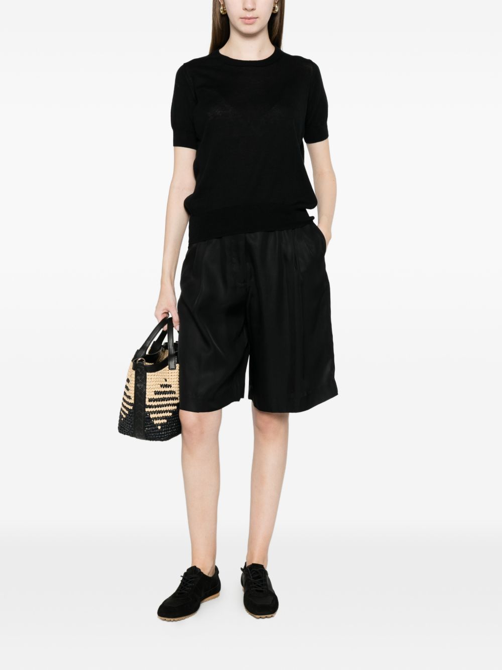 Ct Plage Sweaters — Cotton-Silk Crewneck Tops