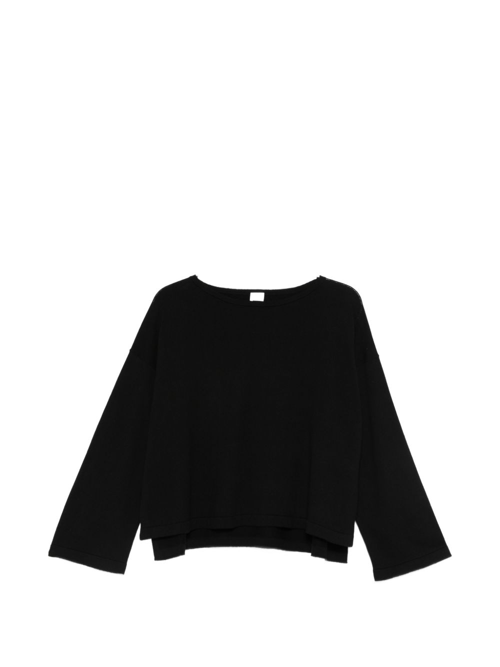Ct Plage Cotton Crewneck Sweater — Black Topwear