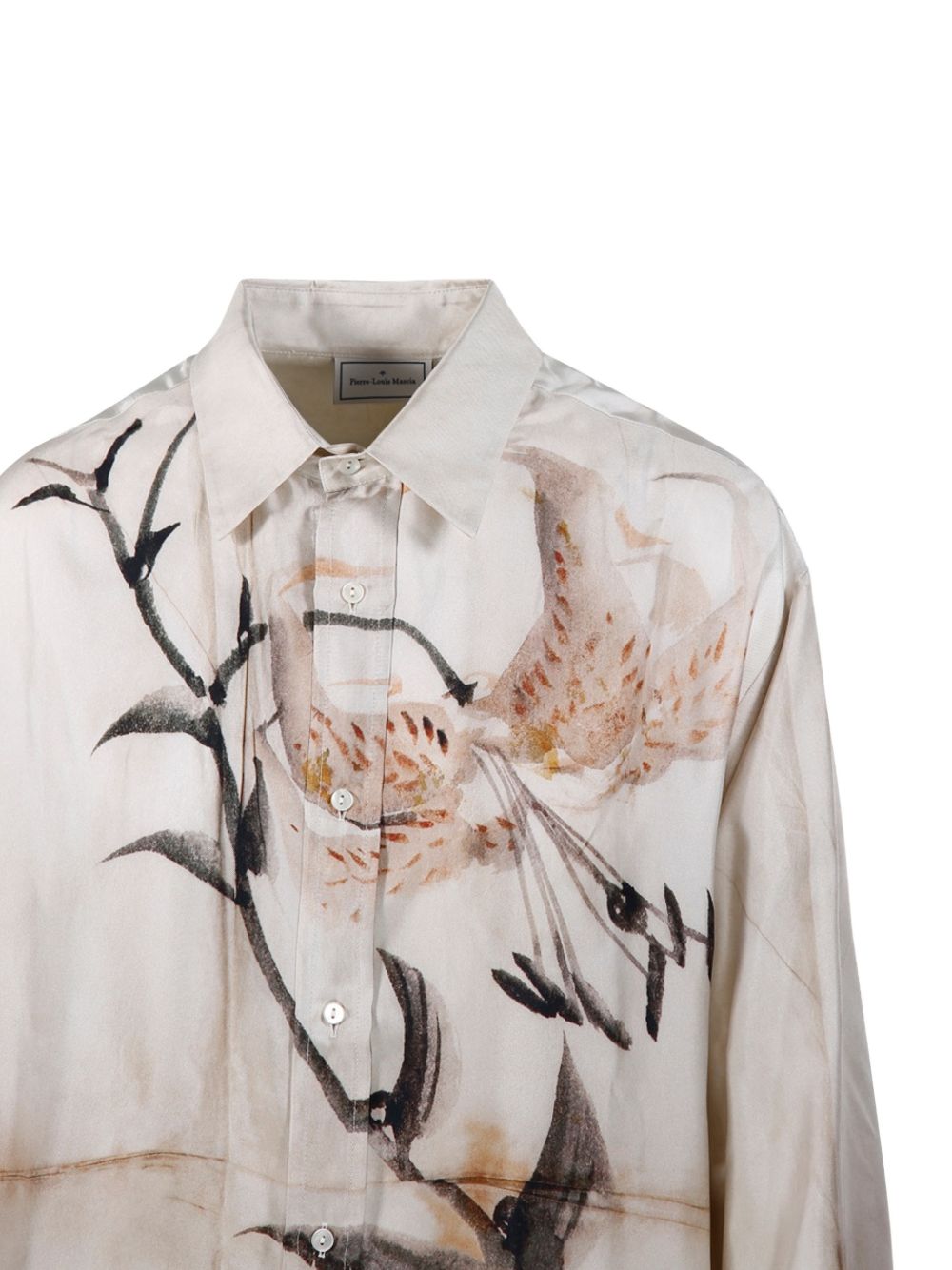 Pierre Louis Mascia Printed silk shirt