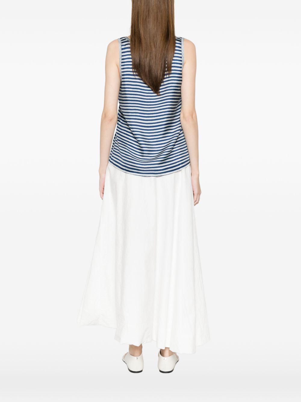 Pierre Louis Mascia Striped Silk Top for Women