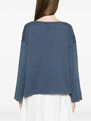 Ct Plage Sweaters — Cotton Boat Neck Tops (New In)