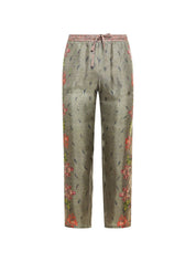 Pierre Louis Mascia Printed silk trousers
