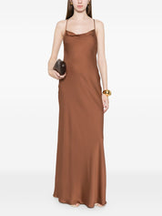 Silk95Five Germaine silk long dress
