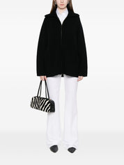 Via Masini 80 Trousers – Cotton Wide‑Leg Off‑White