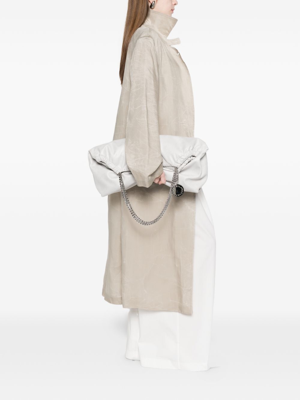 Stella McCartney Falabella Drawstring Tote Bag | Grey