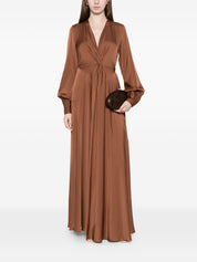 Silk95Five Silk Maxi Dress — A-line Palm Beach Dress