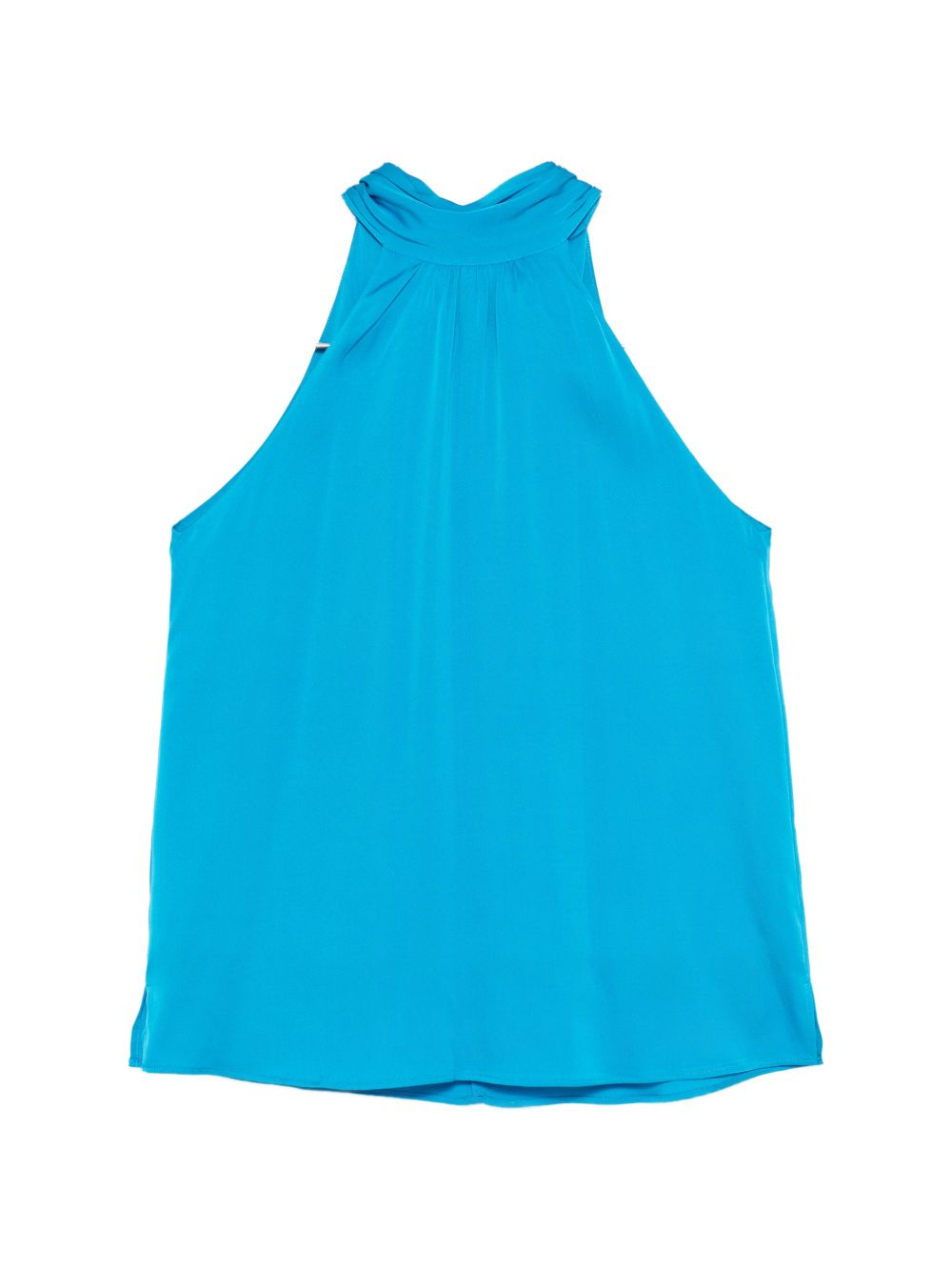 Silk95Five Villette Silk Top — Azzurro Halterneck (New In)
