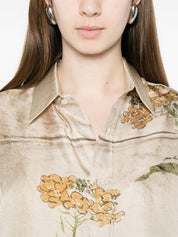 Pierre Louis Mascia Printed silk shirt