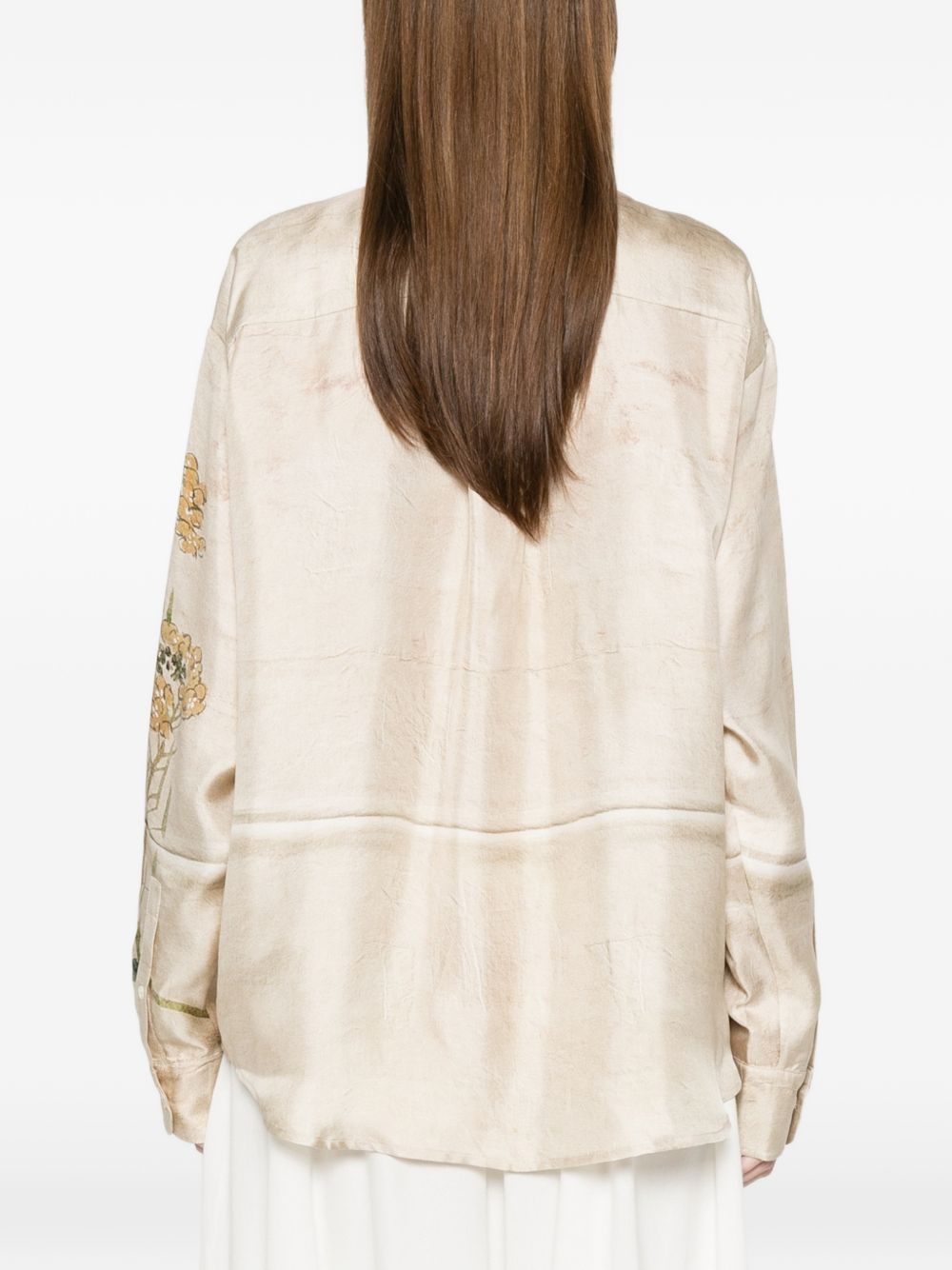 Pierre Louis Mascia Printed silk shirt