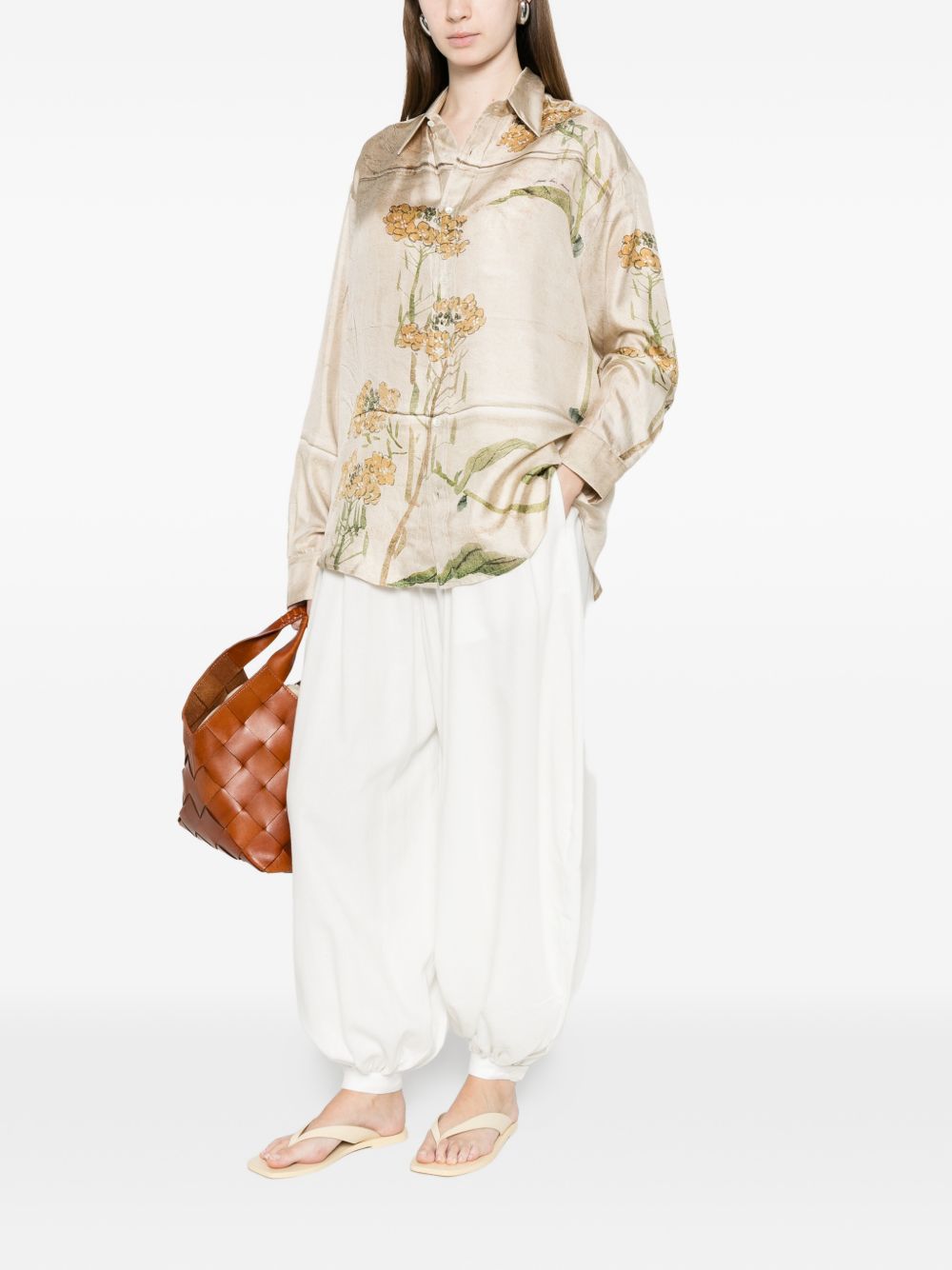 Pierre Louis Mascia Printed silk shirt